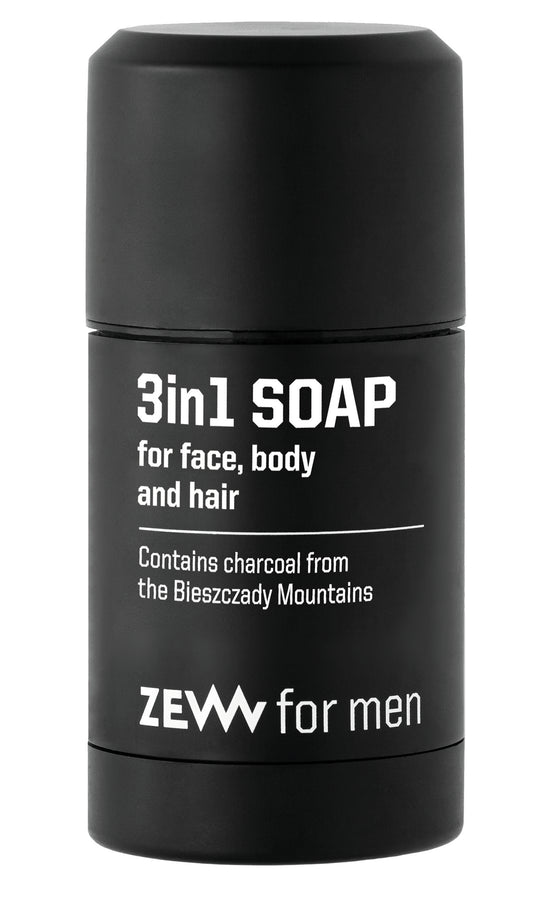3-in-1 Seife mit Aktivkohle | ZEW